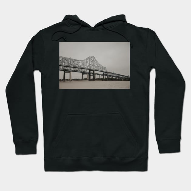 The Crescent City Connection bridge Hoodie by LindsayVaughn